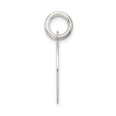 Sterling Silver 925 Believe Pendant with Polished Enamel Finish